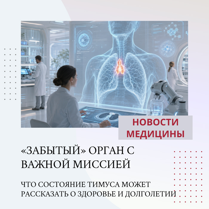 «Забытый» орган может быть индикатором рисков для здоровья: новые данные о роли тимуса в организме